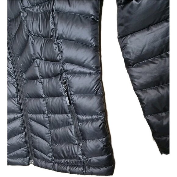 Orage Women's Black Quilted Puffer Down Coat Full Zip Size Small Packable t5 - Picture 4 of 10